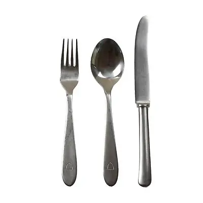 Genuine Norwegian Army Cutlery Stainless Steel Eating Utensils Spoon Fork Knife • $21.15