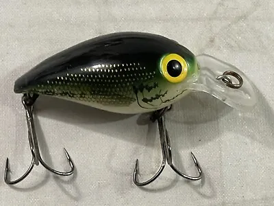 Vintage Storm Wiggle Wart Bass Green Crank Bait Fishing Lure • $24.99