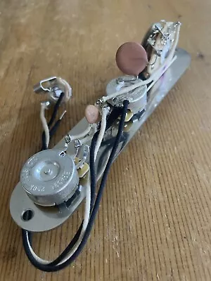 $75 • Buy 1953-1967 Style Fender Telecaster Wiring Harness Plate Knobs 250k CTS .05 .1 Cap