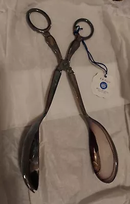 F. B. Rogers Silver Company Silver-Plated Salad Tongs - NEW • $35