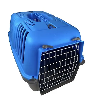 Midwest Small Pet Carrier Blue And White Crate Dog Cat Rabbit Cage Transport • $12.72