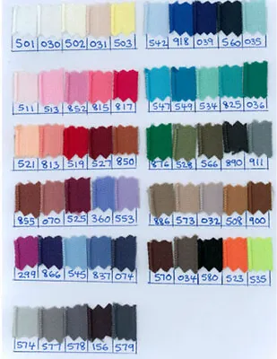 4  5  6  7  Inch Nylon Closed End Zip YKK Zipper Skirt Trouser Dress 55 Colours • £3.45