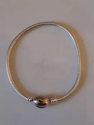 Chamilia 925 Silver Oval Rose Gold Clasp Snake Charm Bracelet 19cm  • £22.99