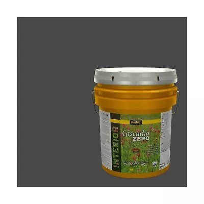 Rodda Paint CASCADIA ZERO Interior Flat Paint & Primer In One 5-Gallon Blac... • $213.38