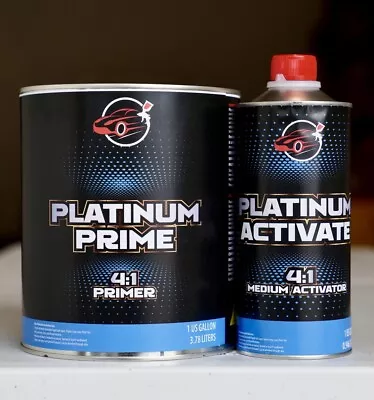 Platinum Prime 4:1 2K Urethane High Build Primer & Sealer GALLON Kit W/Hardener! • $78.98