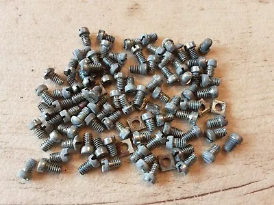 Meccano #37 Org Zinc Bolts Some Nuts With Oxidisation • £2.50