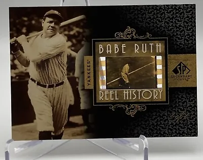 1/1 Yankees Babe Ruth Batting Reel History 2007 Sp Legendary Cuts Film Card • $375
