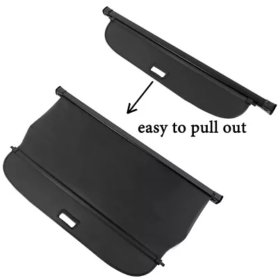 Black Cargo Cover Retractable Fit For Toyota Venza 2021-2023 Trunk Shield Shade • $80