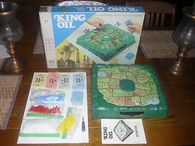 Milton Bradley King Oil Board Game 1974 Excellent Cond. • £86.69