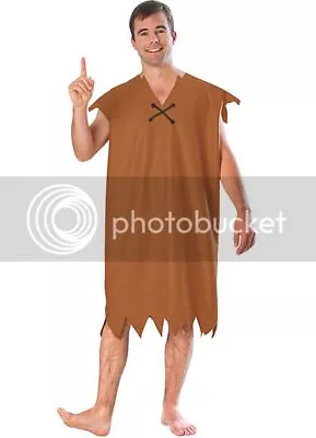 Mens Adult THE FLINTSTONES Barney Rubble Costume Outfit • $50.56