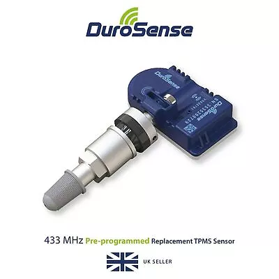 DuroSense TPMS Metal Valve Tyre Pressure Sensor PRE-CODED For Lexus | DS066LEX • £19.99