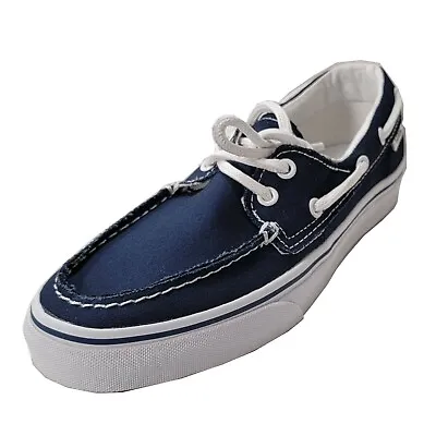 Vans Adult Unisex Zapato Del Barco Skate Shoes Navy/True White VN-0XC3NWD • $50