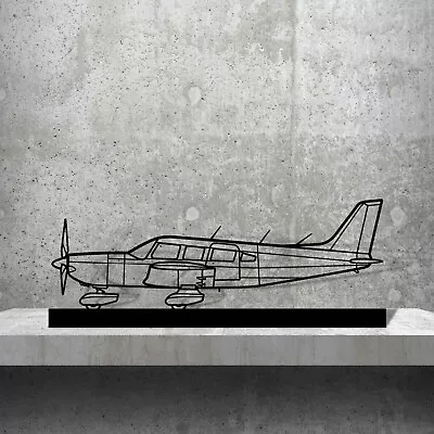 Wall Art Home Decor 3D Acrylic Metal Plane Aircraft USA Silhouette  PA-32 • $87.99