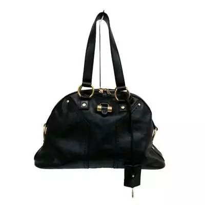 Yvessaintlaurent Rivegauche Ysl Handbag Muse Bag 156465 Black Leather • £405.02