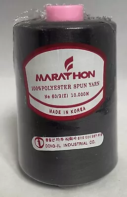 £11.50 • Buy Marathon Machine Embroidery Bobbin Fill Thread 10,000m 60/2 BLACK Brother Janome