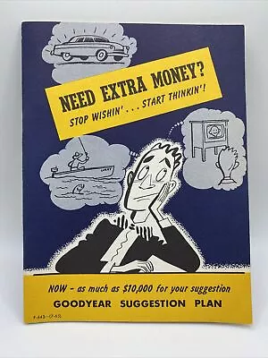 Vintage Goodyear Suggestion Plan Brochure For Employees From 1965 12 Pages EUC • $14.99