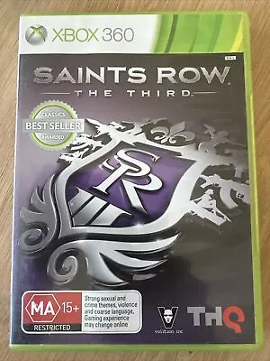 Saints Row 3 Xbox 360 Complete VGC - Region PAL - Free Postage • $7.99