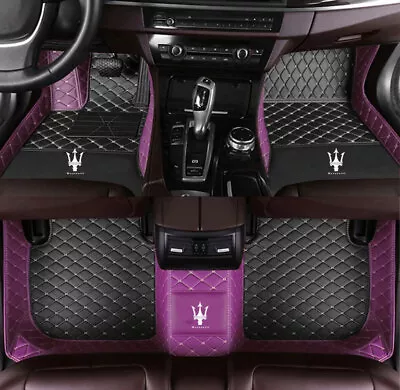 Fit For Maserati Quattroporte Grecale 2004-2023 Auto Car Floor Mats Foot Pads • $85.97