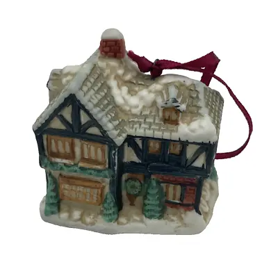 Midwest Importers Ceramic Christmas Town Square Chateau House Ornament  • $2