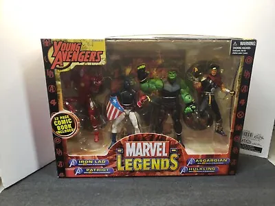 MARVEL LEGENDS Young Avengers TOYBIZ Hulkling Asgardian Patriot Iron Lad  Set • $222.99