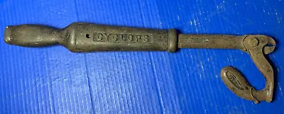 Antique 1910's-20's Cyclops Cast Iron Telescopic Nail Puller Union Hardware Co. • $49.99