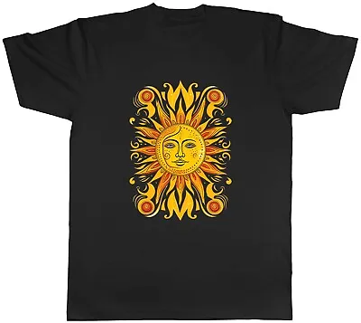 $10.97 • Buy Sun Tarrot Mens T-Shirt Major Arcana Sunshine Joy Tee Gift