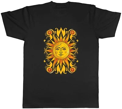 $10.97 • Buy Sun Tarrot Mens T-Shirt Major Arcana Sunshine Joy Tee Gift