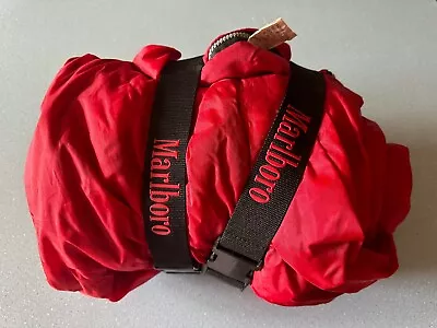 Vintage MARLBORO SLEEPING BAG CIGARETTES Smoking 80’s Red • $10