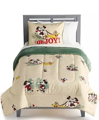 Disney Christmas Mickey Mouse Comforter & SHEET Set. New Christmas 🎄 • $199.99