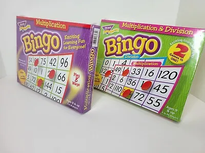 Trend Entertainment: Bingo Multiplication & Multiplication & Division Games NEW • $29.95