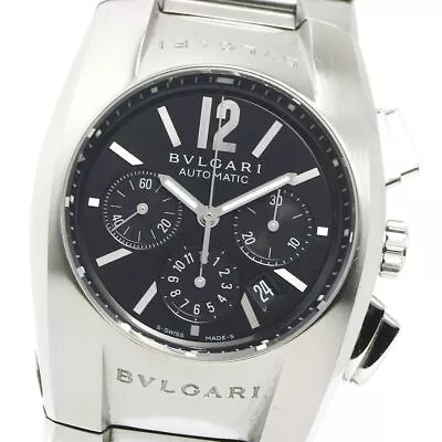 BVLGARI Elgon EG35SCH Chronograph Black Dial Automatic Boy's Watch_754671 • $1393.01
