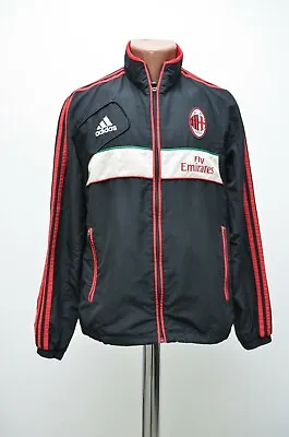 Ac Milan 2011/2012 Football Training Top Jacket Adidas Size S Adult • £48.59