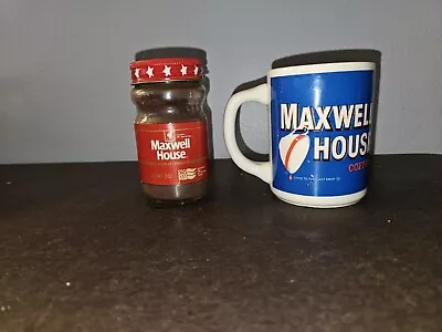 Vintage 1960s Era Maxwell House Coffee Mug General Foods Corp USA Décor Display • $15.99