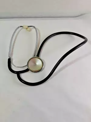 Vintage Black Stethoscope Unbranded ~ Tested • $18