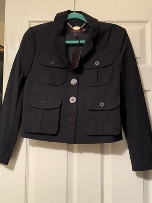 £25 • Buy Mulberry Single Breasted Box Style Jacket,size 8, Wool Blend, Fully Lined BNWT