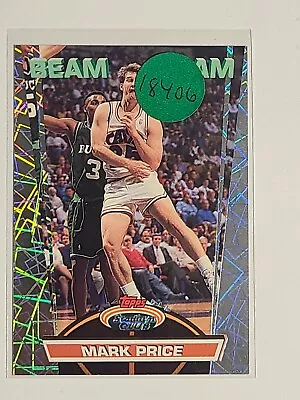 1992-93 Topps Stadium Club Mark Price BEAM TEAM Silver Laser Insert #13 • $5.50