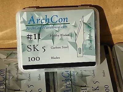 100 HOBBY CRAFT BLADES (XACTO EXACTO STYLE) ArchCon Warehouse  #11 100 Pack. • $12.45