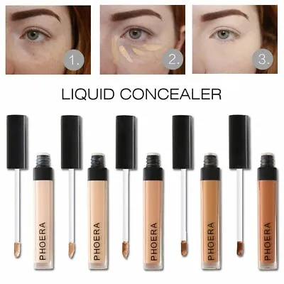 $6.95 • Buy  PHOERA Makeup Concealer Liquid Moisturizer Conceal HD High Definition Foundatio