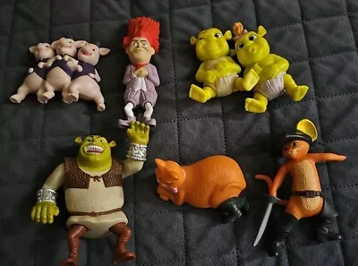 McDonalds Happy Meal Toy-Disney Shrek Characters Toys Figures-Lot Of 7 • $12.99