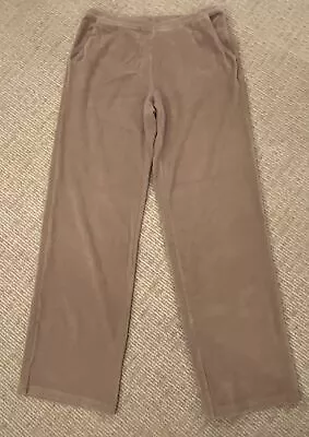 VTG LL Bean Pants Womens Pull On Corduroy Pockets Stretch Size M • $12