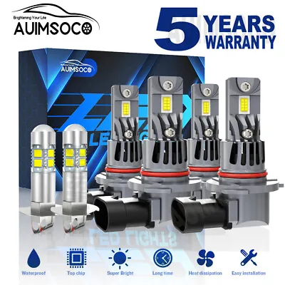 For Mitsubishi 3000GT SL Coupe 3.0L 1994-1999 CSP LED Headlight Fog Light Bulbs • $79.99