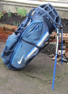 $49.95 • Buy NIKE XTREME SPORT IV 8-Way LIGHTWEIGHT STAND/CARRY GOLF BAG Blue