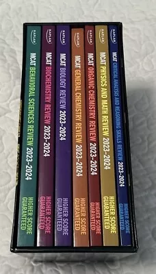 MCAT Complete 7-Book Subject Review 2024-2025 (Kaplan) + Bonus Quicksheets • $125