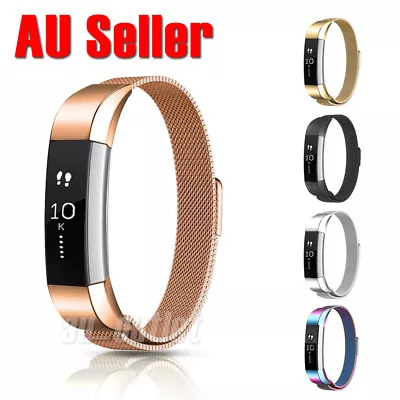 $11.95 • Buy Fitbit Alta / Alta HR Stainless Steel Magnetic Replacement Spare Band Strap