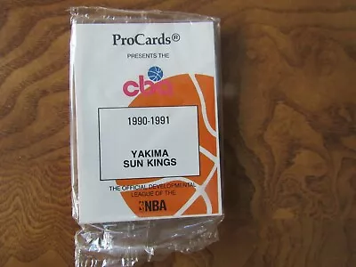 1990-91 Pro Cards CBA Team Set - Yakima Sun Kings (9 Cards) • $29.99