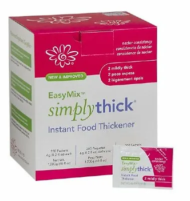 $105.30 • Buy SimplyThick Easy Mix Gel Thickener- 6g Individual Packets- 200 Ct