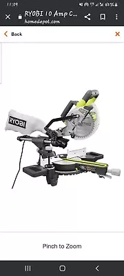 NEW RYOBI Compound Sliding Miter Saw 7.25”Corded Electric Cutting Power Tool • $169.99