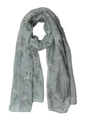 Black Ginger Grey Unicorn Scarf Christmas Gift White Clearance Sale • £3.99