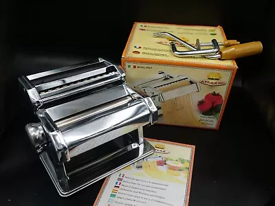 Vintage MARCATO Atlas No 150 Pasta Noodle Maker Machine With Box Made In Italy • $50