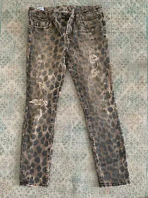 R13 Leopard Jeans • $75